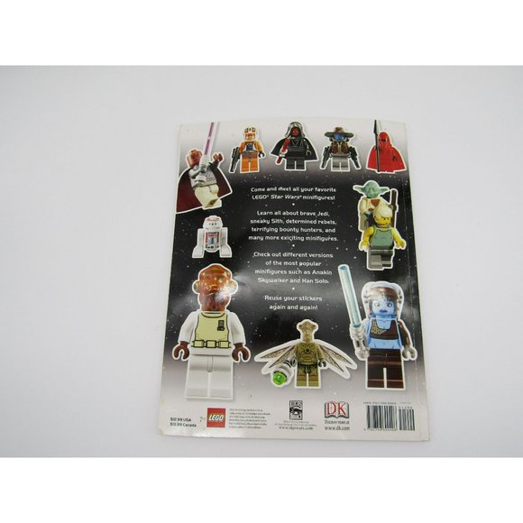 LEGO Star Wars Minifigures Sticker Book Luke Skywalker Yoda Darth Vader - Picture 4 of 4